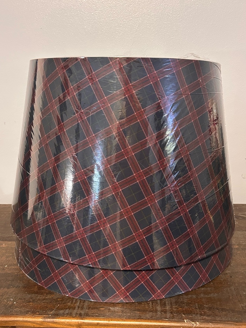 Ralph Lauren Style Tartan Plaid Lampshade Set
